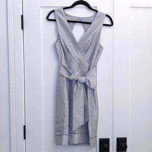 BHLDN silver cocktail dress